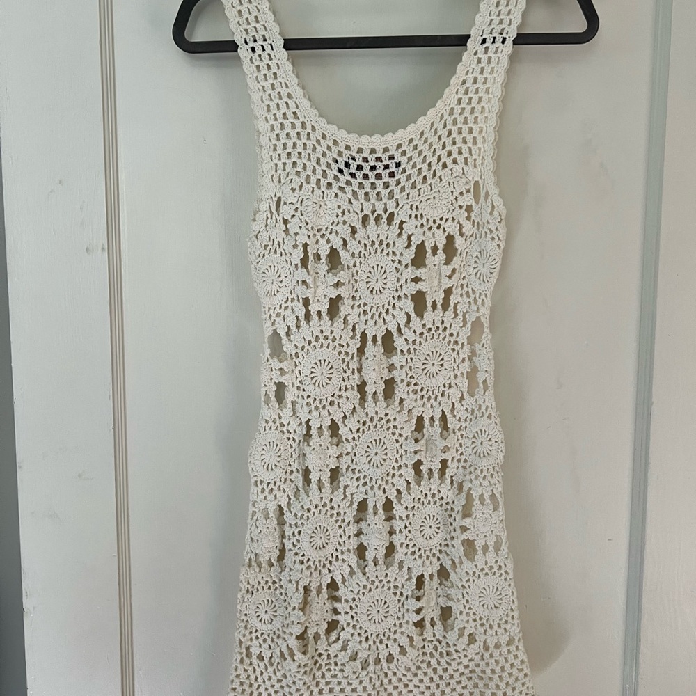Eternal Sunshine Creations White Crochet Dress